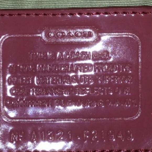 COACH SIGNATURE STRIPE CARRYALL SATCHEL BAH - Picture 5 of 6